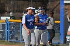 Softball vs Babson  Wheaton College Softball vs Babson College. - Photo by Keith Nordstrom : Wheaton, Softball, Babson, NEWMAC